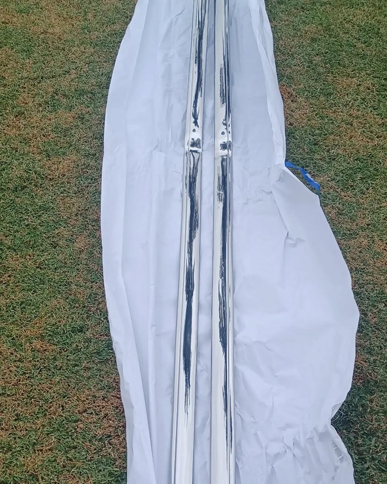 1946-1948 Chevy Fleetline Rocker Moldings Polished & Ready to Mount - Image 3