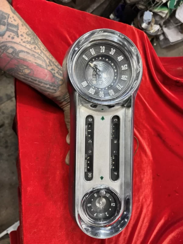 1953 1954 Chevrolet Complete Gauge Cluster - Image 2