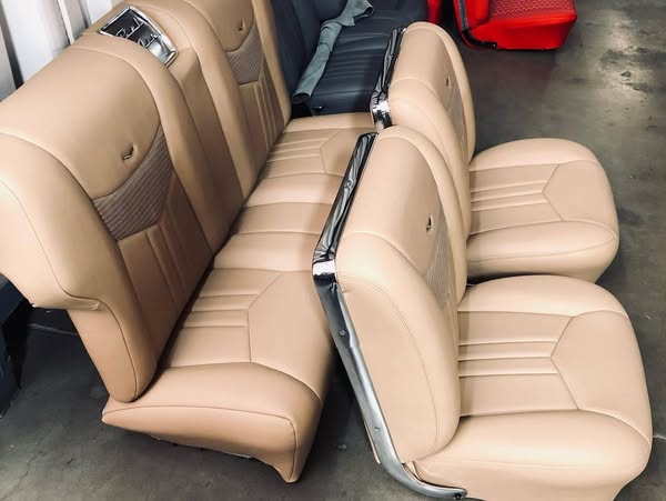 custom interior for a 1955 Chevrolet