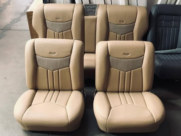 custom interior for a 1955 Chevrolet