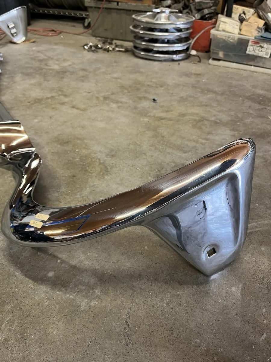 1956 Chevy Front Bumper Assembly - Image 2