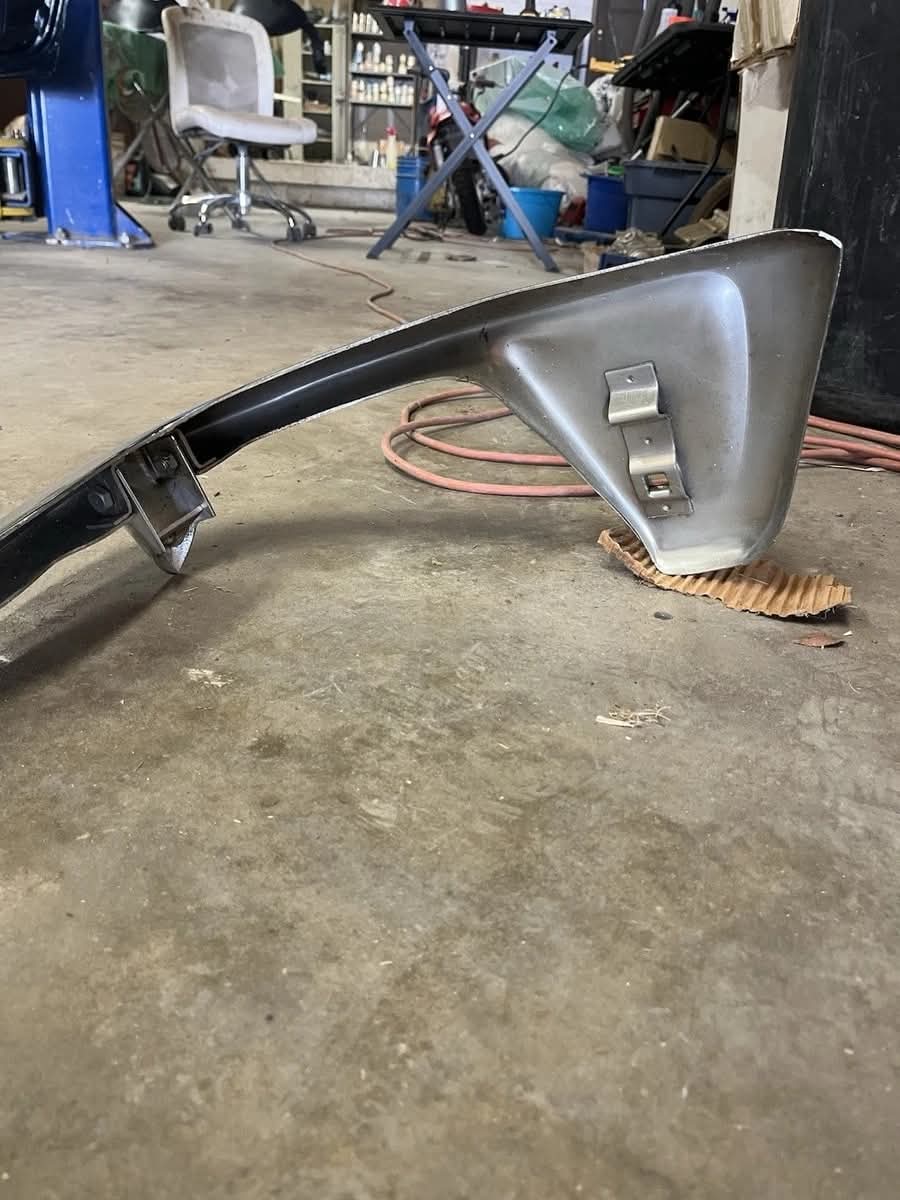 1956 Chevy Front Bumper Assembly - Image 7